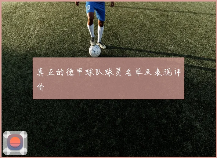 真正的德甲球队球员名单及表现评价